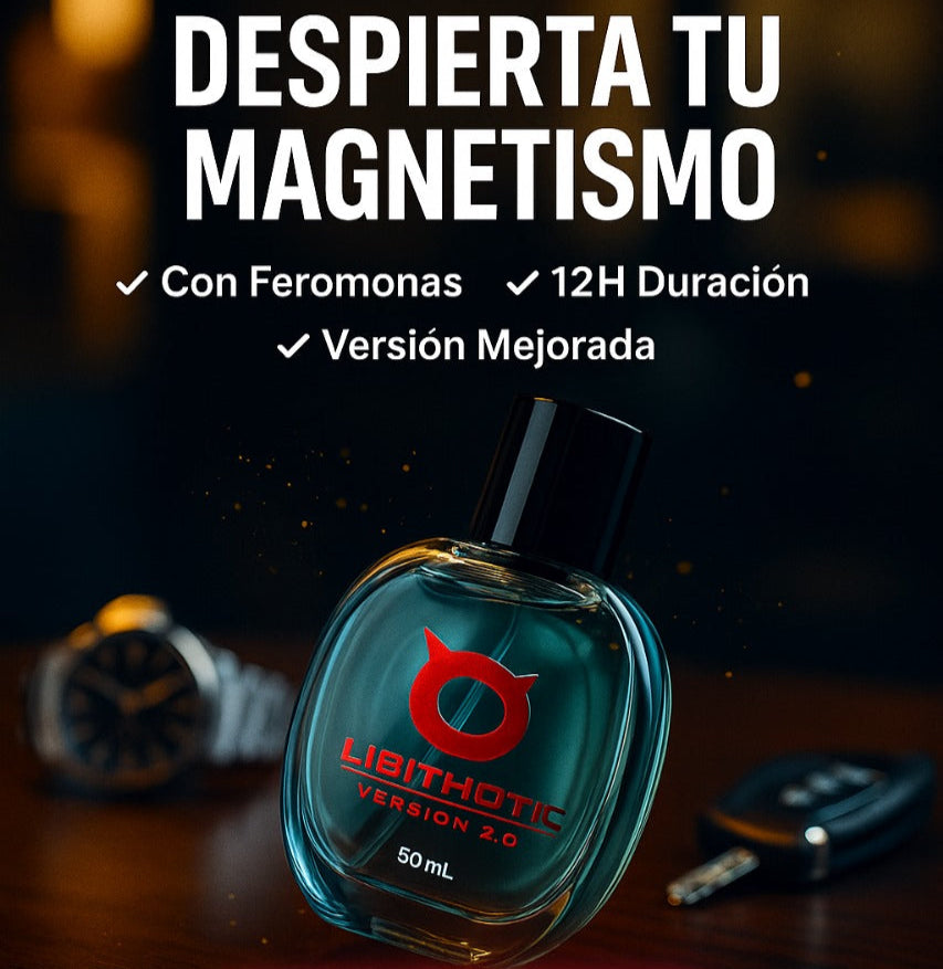 Perfume de Feromonas LIBIDHOT Versión 2.0 - 50ml™